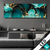 Wechsel Textil Marmor Blueten In Tuerkis Gold Panorama Produktvorschau