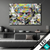 Wechsel Textil Pop Art Buddha Kopf Querformat Produktvorschau