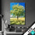 Wechsel Textil Wiese Mit Bluehendem Baum Hochformat Produktvorschau